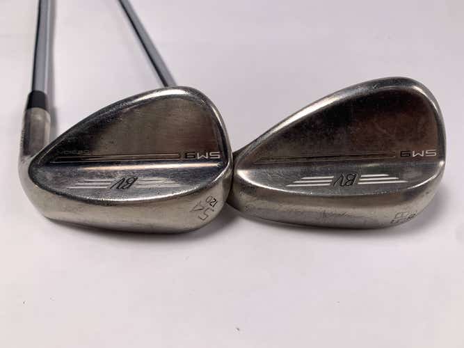 Titleist Vokey SM9 Brushed Steel Wedge Set 54* 12 | 58* 10 Wedge Steel Mens RH