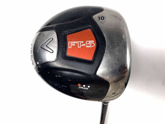 Callaway FT-5 Driver 10* Fujikura E Fit-On 150 Stiff Graphite Mens RH -1''