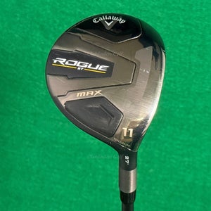 RARE Callaway Rogue ST MAX 27 Fairway Wood 11  Tensei 1K Black 75 Stiff w/ HC