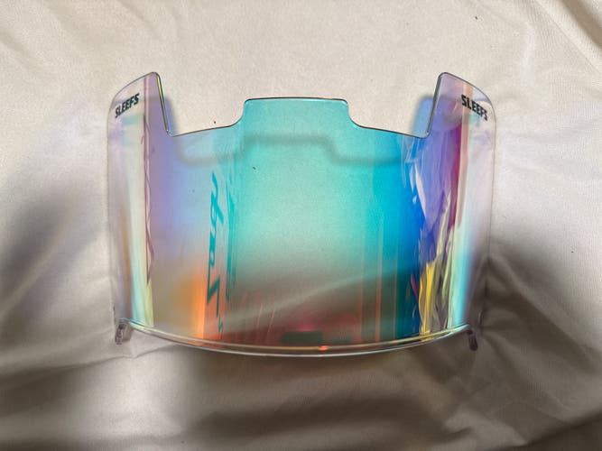 Sleefs used rainbow football visor