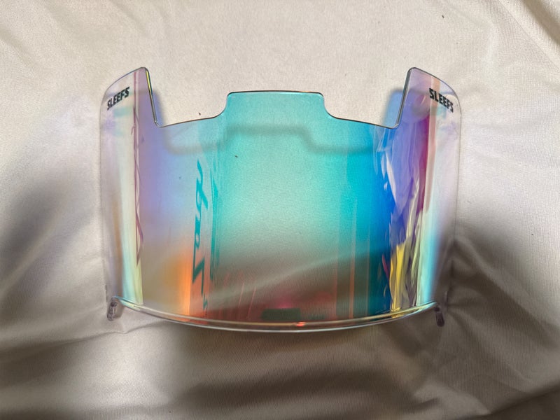 Sleefs used rainbow football visor