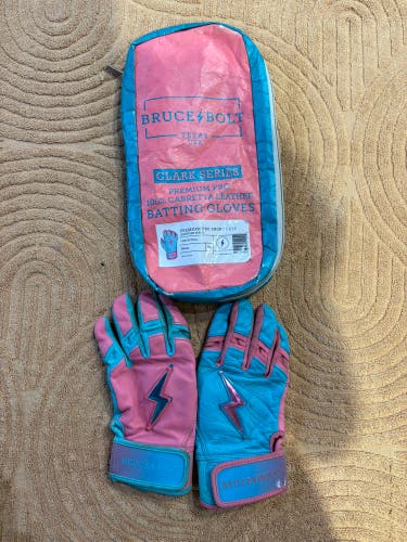 Adult Small Bruce Bolt Clark Series Batting Gloves (Used)