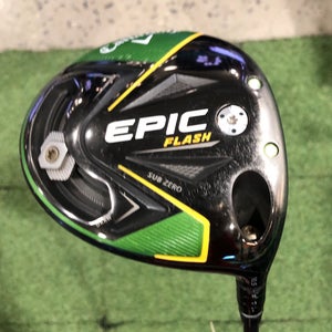 Men's 10.5° Callaway Epic Flash Sub Zero Driver - Project X Even Flow Riptide Shaft (Used)