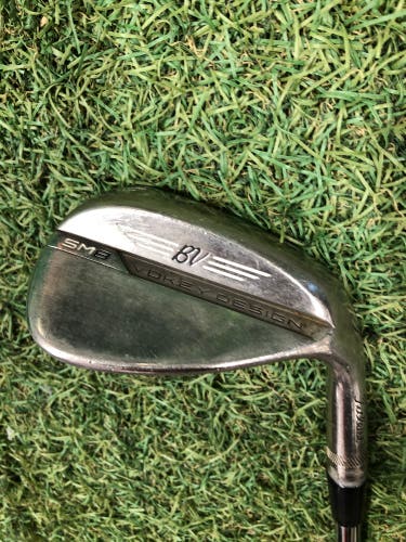Men's 56° Titleist Vokey SM8 Brushed Steel Wedge Right Handed | BV SM8 Shaft (Used)