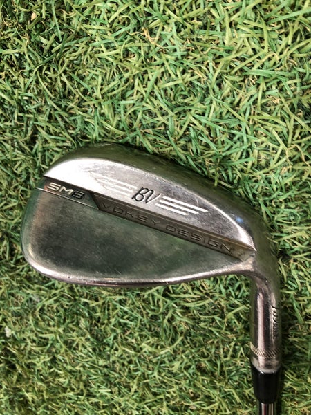Men's 56° Titleist Vokey SM8 Brushed Steel Wedge Right Handed | BV SM8 Shaft (Used)