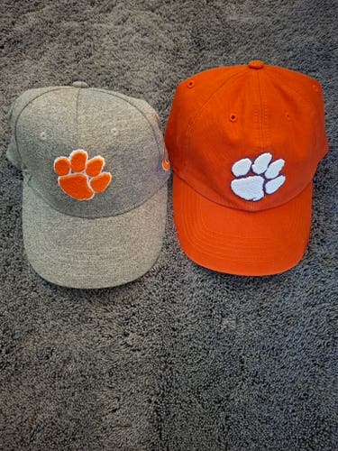 Clemson Tigers Logo Ball Caps Set Of 2