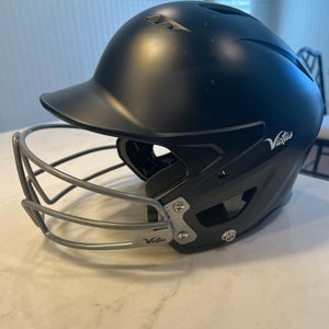 New Victus Youth Baseball Helmet Black w/ Face Mask Grill 6 5/8