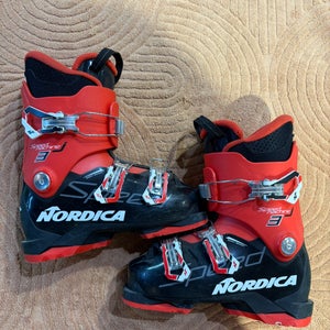 Kid's Nordica Speedmachine J 3 Ski Boots | Mondo 22.5, 265mm (Used)
