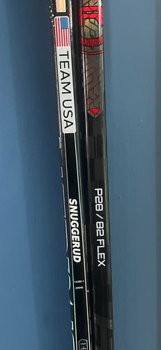 2 pack hockey sticks. Bauer Proto R RH 82 flex True Team USA 75 flex pro stock P28