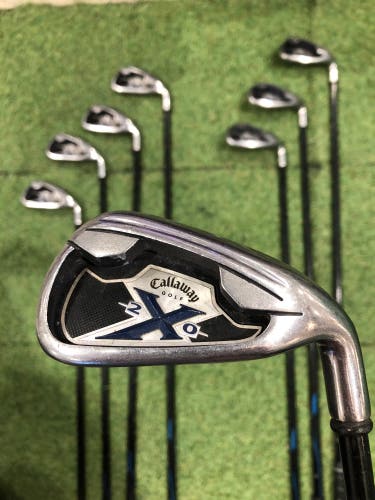 Men's Callaway X-20 Iron Set Right Handed - Callaway X Stock Shaft (Used)