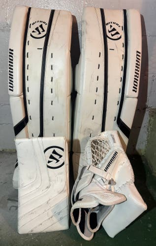 36+1.5 Warrior ritual G2 pads w/Ritual senior gloves