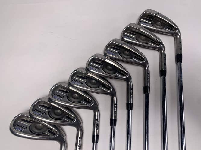 Ping G 2016 Iron Set 5-PW+UW+SW Black Dot AWT 2.0 Regular Steel Mens RH