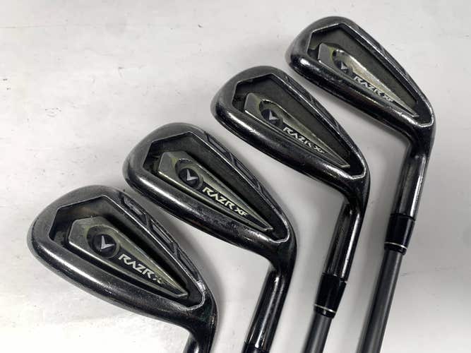 Callaway Razr XF Iron Set 7-PW 60g Regular Graphite Mens RH
