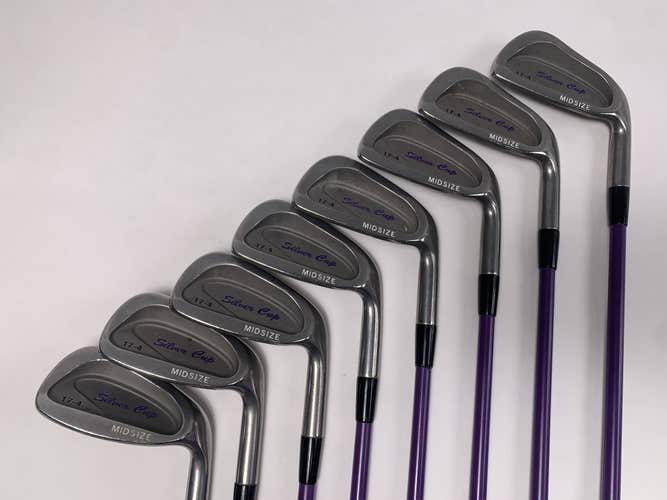Mizuno Silver Cup Midsize Iron Set 4-PW+SW Ladies Graphite Womens RH