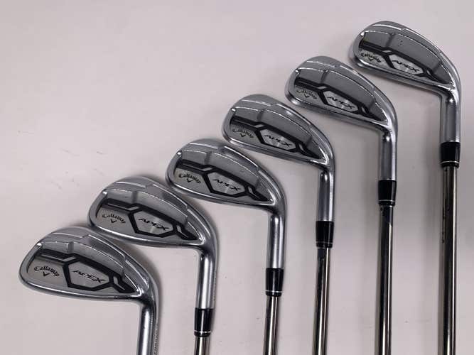 Callaway Apex CF 16 Iron Set 5-PW Recoil ES 780 F4 Stiff Graphite Mens RH