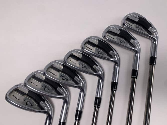 Callaway Apex Iron Set 6-PW+GW+SW UST Mamiya recoil 660 F2 Senior RH