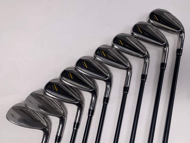 TaylorMade RocketBladez Iron Set 4-PW+AW+SW 65g Regular Graphite Mens RH
