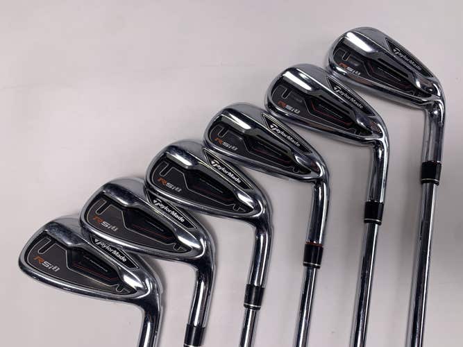TaylorMade RSi 1 Iron Set 4-PW REAX 90g Stiff Steel Mens RH NO 6 IRON