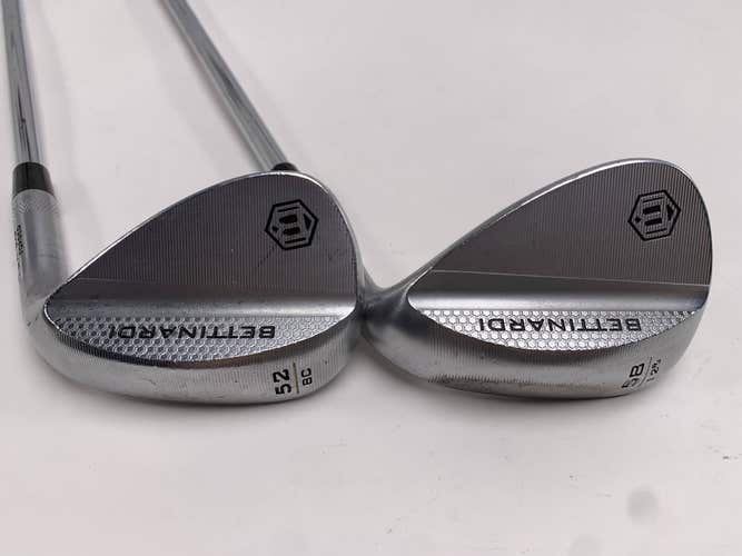 Bettinardi HLX 5.0 Chrome Wedge Set 52* 8 | 58* 12 Wedge Steel Mens RH