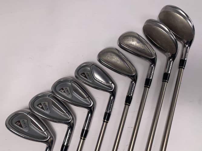 Adams Idea A2 OS Hybrid Iron Set 4H-5H 6-PW+SW Aldila Womens 55g Ladies RH