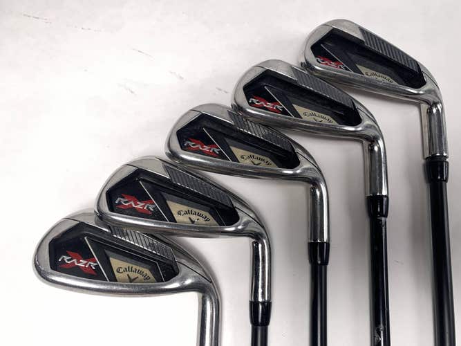 Callaway Razr X Iron Set 7-PW+GW 75g Regular Graphite Mens RH