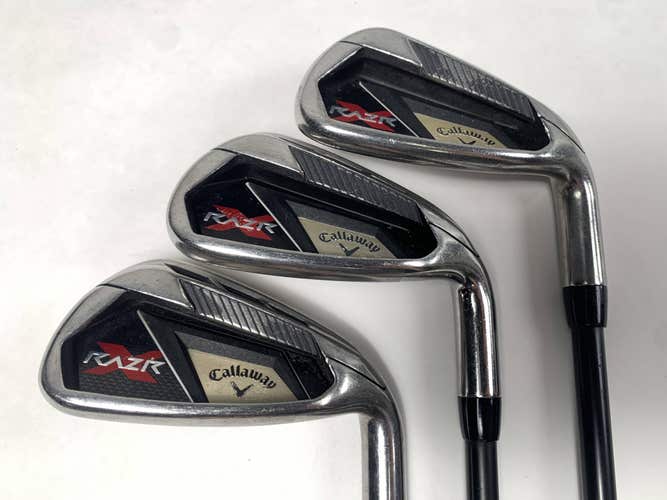 Callaway Razr X Iron Set 8-PW 75g Regular Graphite Mens RH