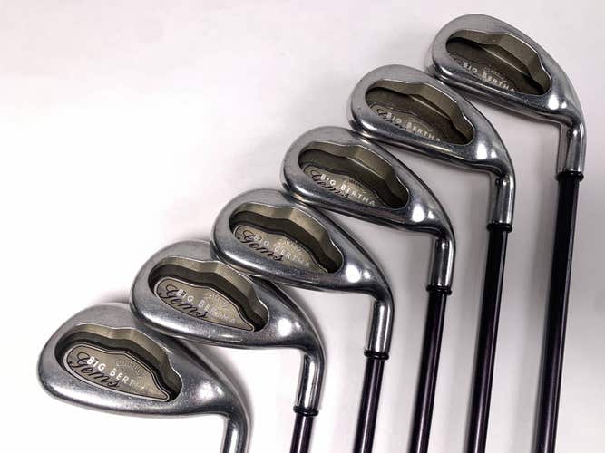 Callaway Big Bertha 2004 Gems Iron Set 5-10 65i 65g Ladies Graphite Womens RH