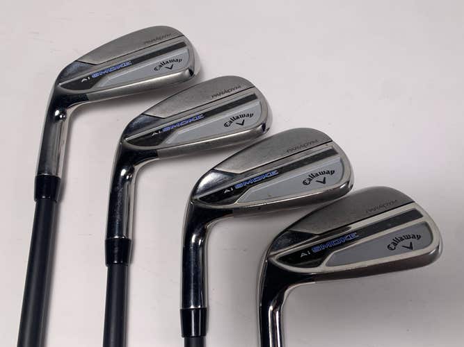 Callaway Paradym Ai Smoke Iron Set 7-PW Cypher 5.5 60g Regular Graphite Mens LH