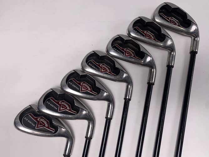 Callaway Big Bertha 2004 Iron Set 4-PW 75g Regular Graphite Mens RH