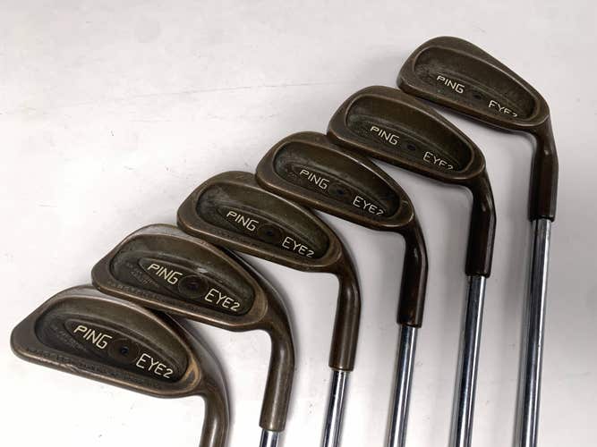 Ping Eye 2 Beryllium Copper Iron Set 5-PW Black Dot Stiff Steel Mens RH