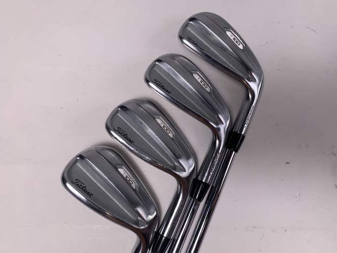 Titleist T100 2021 Iron Set 6-9 Dynamic Gold Tour Issue X100 Extra Stiff RH