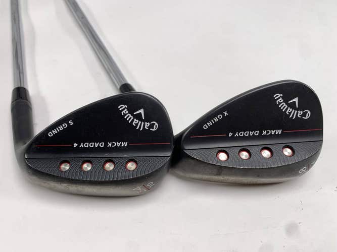 Callaway Mack Daddy 4 Black Wedge Set 54*10 | 58*12 DG S200 Tour Issue Stiff  RH