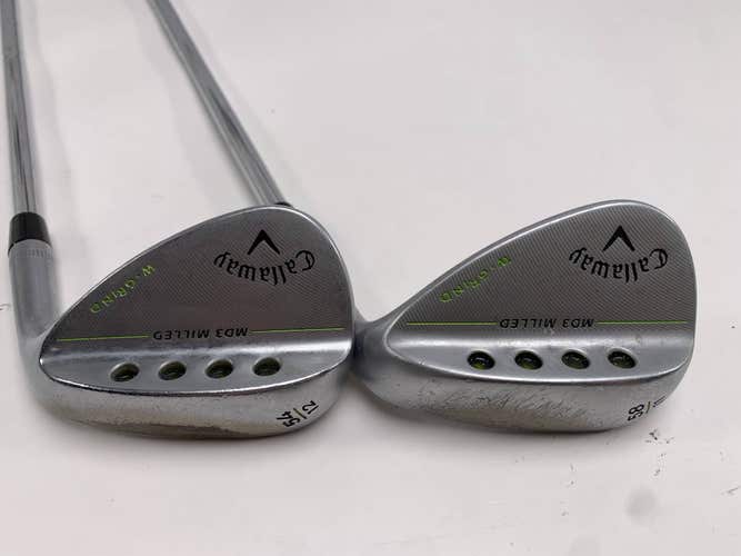Callaway MD3 Milled Chrome W-Grind Wedge Set 54* 12 | 58* 11 DG Wedge RH