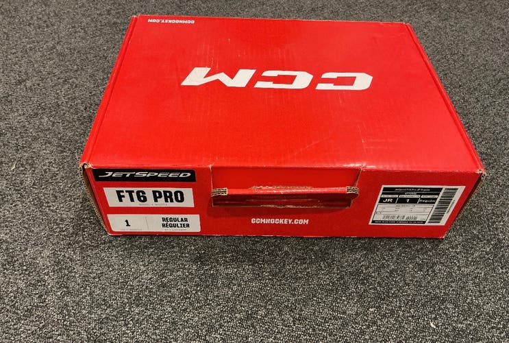 2023 CCM JetSpeed FT6 Pro Hockey Skates Regular Width Size 1 (New)