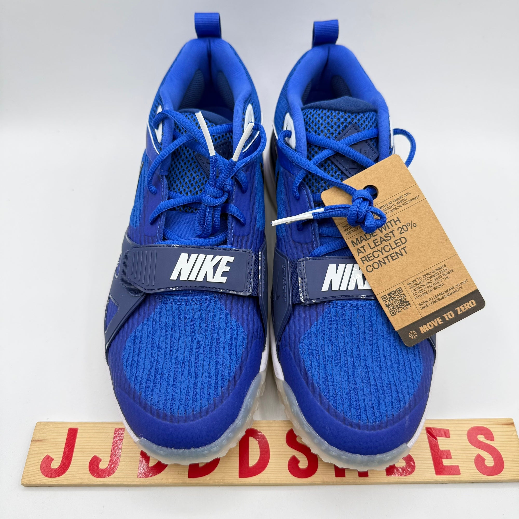Nike Air Zoom Diamond Elite Turf Baseball Shoes Dodgers Blue White