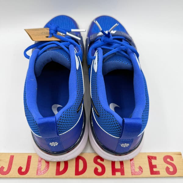 Nike Air Zoom Diamond Elite Turf Baseball Shoes Dodgers Blue White