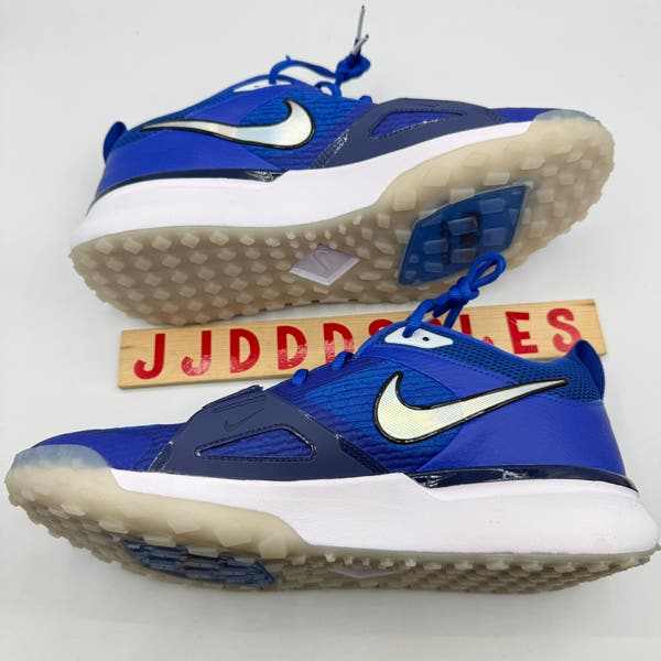 Nike Air Zoom Diamond Elite Turf Baseball Shoes Dodgers Blue White