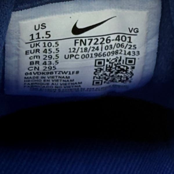 Nike Air Zoom Diamond Elite Turf Baseball Shoes Dodgers Blue  display picture 2