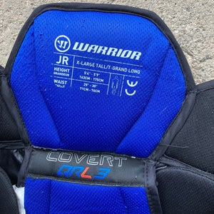 Junior XL Warrior Covert QRL3 Hockey Pants (Used)