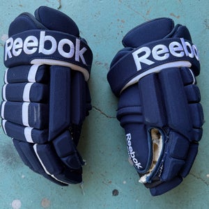 Reebok 4-Roll Pro Gloves 14" Pro Stock (Used) ECHL Charlotte Checkers