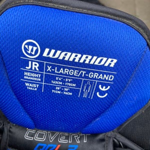 Junior XL Warrior Covert QRL3 Hockey Pants (Used)