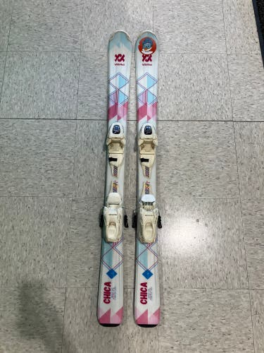 Kid's Volkl Chica 110 cm Skis With Bindings (Used)