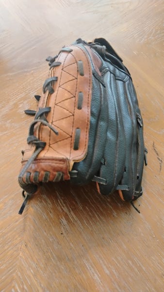 Gant de baseball Wilson A360 RHT cuir véritable noir et gris