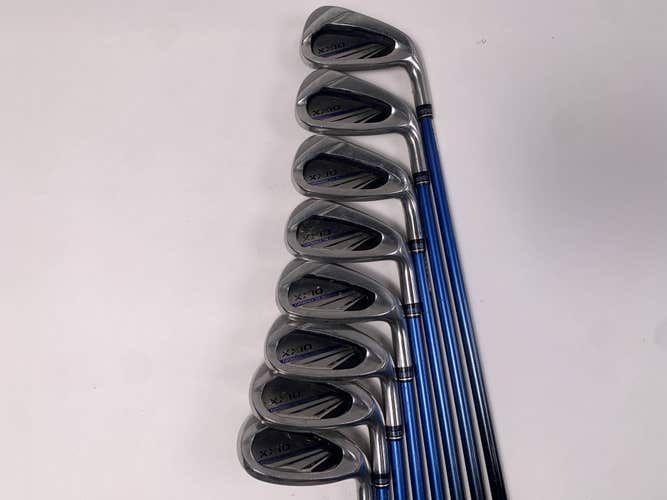 XXIO Eleven Iron Set 5-PW+AW+SW MP1100 Flex 4334 51g Stiff Graphite Mens RH