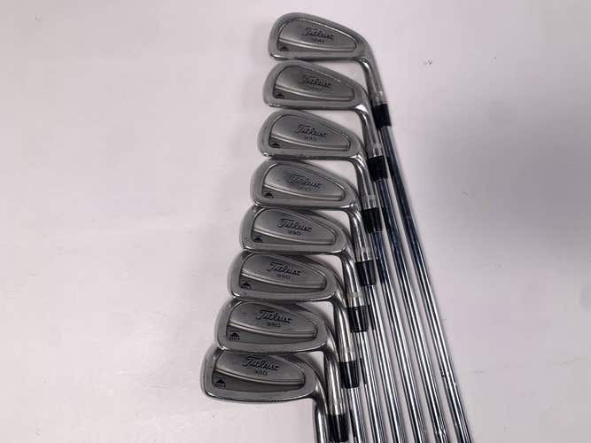 Titleist DCI 990 Iron Set 3-PW True Temper Dynamic Gold S300 Stiff Steel Mens RH