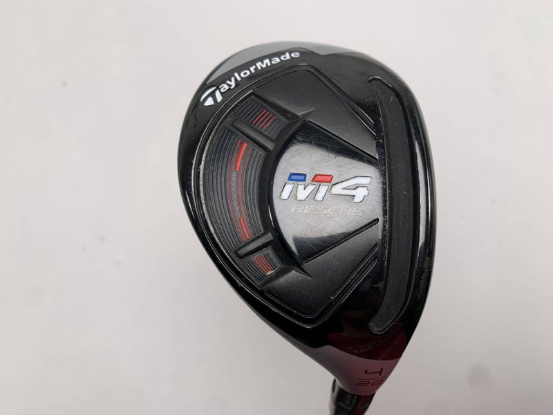 TaylorMade M4 4 Hybrid 22* Fujikura Atmos Red 5A Senior Graphite Mens RH