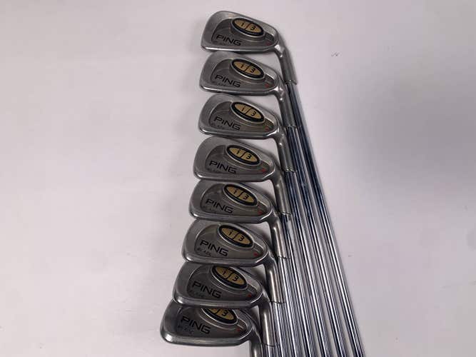 Ping i3 Blade Iron Set 3-PW Red Dot 1* Flat Cushin JZ Regular Steel Mens RH
