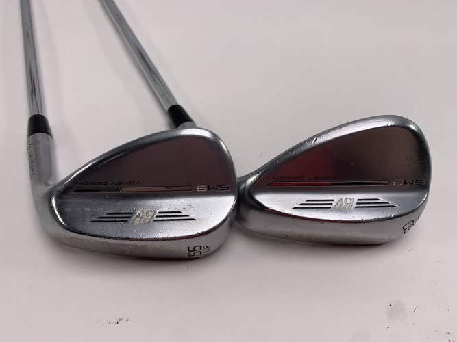 Titleist Vokey SM9 Tour Chrome Wedge Set 56* 14 60* 4 Wedge Steel Mens RH