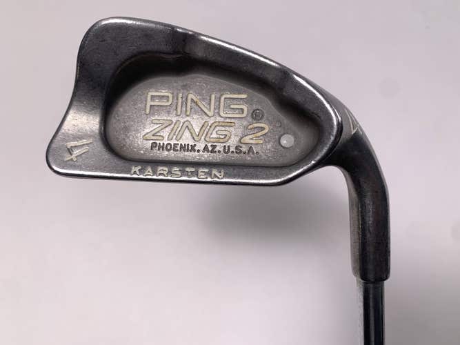 Ping Zing 2 Single 4 Iron White Dot 3* Up Karsten JZ Regular Steel Mens RH