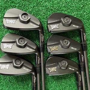 Men's PXG 0317 T XTREME DARK Right Handed Iron Set Regular Flex Graphite Shaft (Used)
